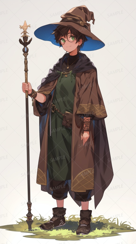 【立ち絵_0026】星読みの見習い魔導士