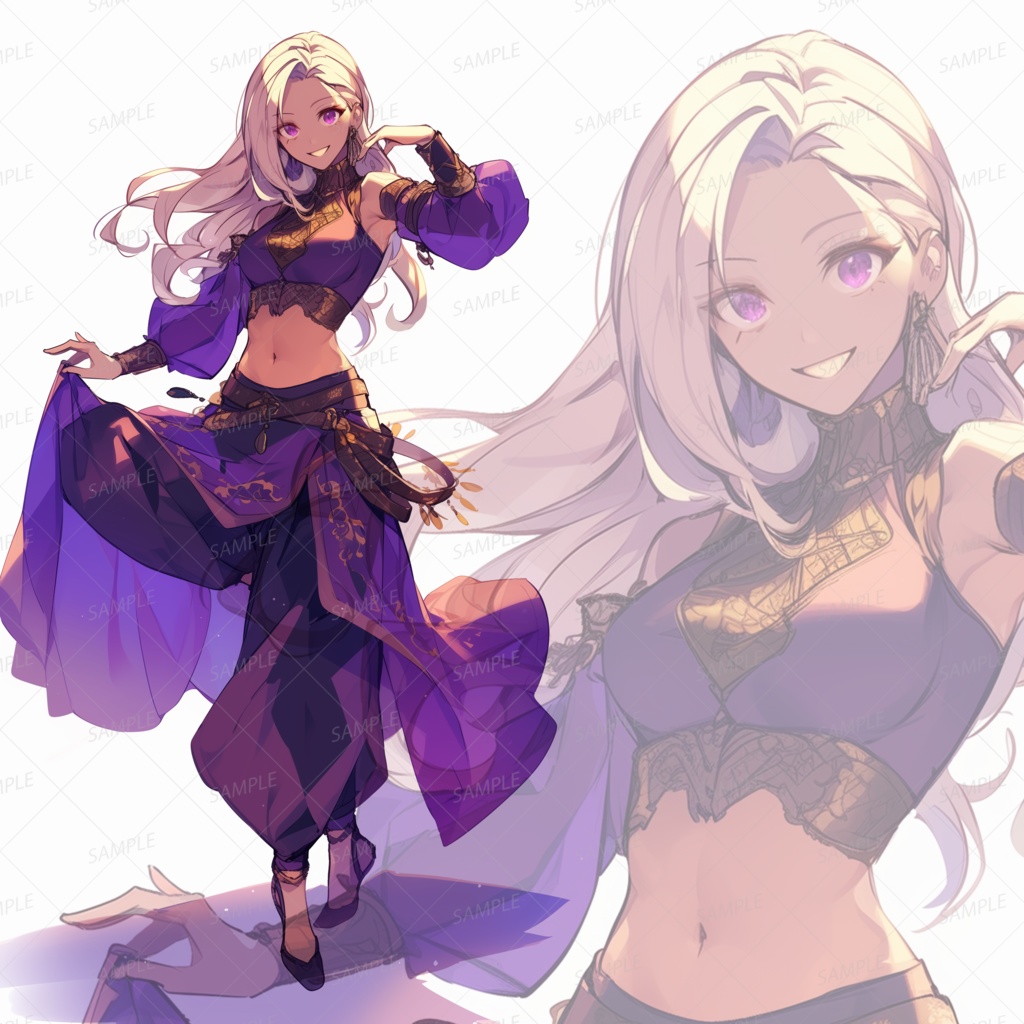 【立ち絵_0029】異邦の踊り子エルメリア