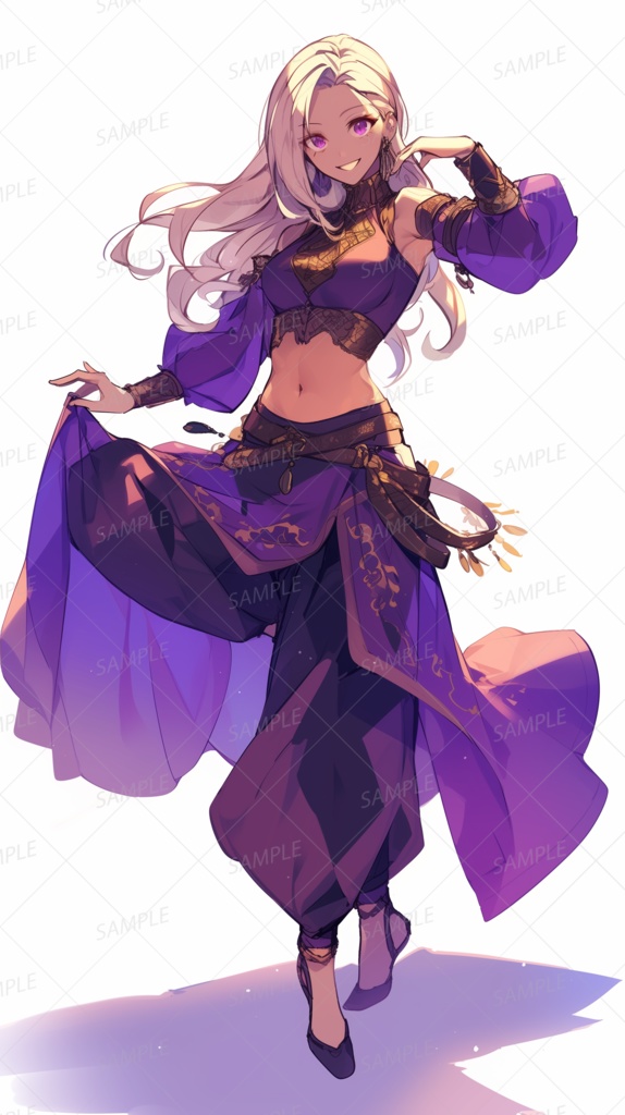 【立ち絵_0029】異邦の踊り子エルメリア