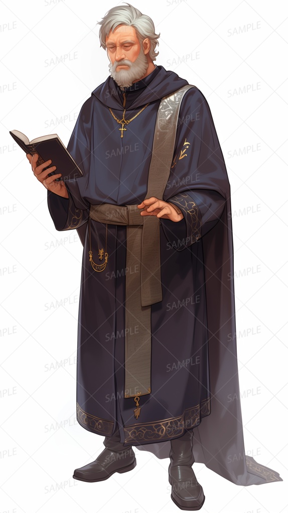 【立ち絵_0034】深淵の真理を読む者