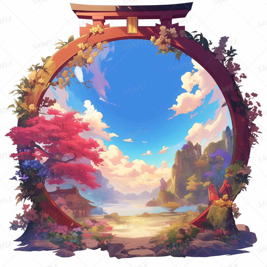 【アイコン_0021】天と地を結ぶ鳥居
