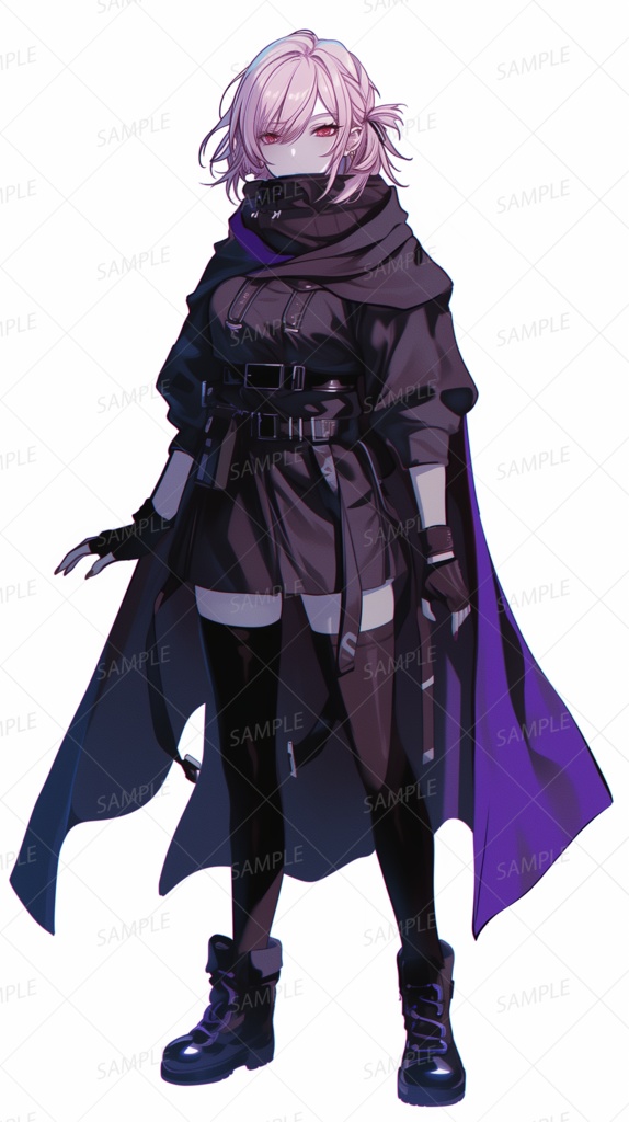 【立ち絵_0038】月下ノ紫闇