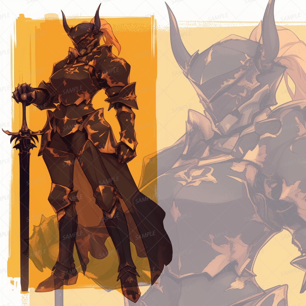 【立ち絵_0041】紅蓮騎士グラディウス