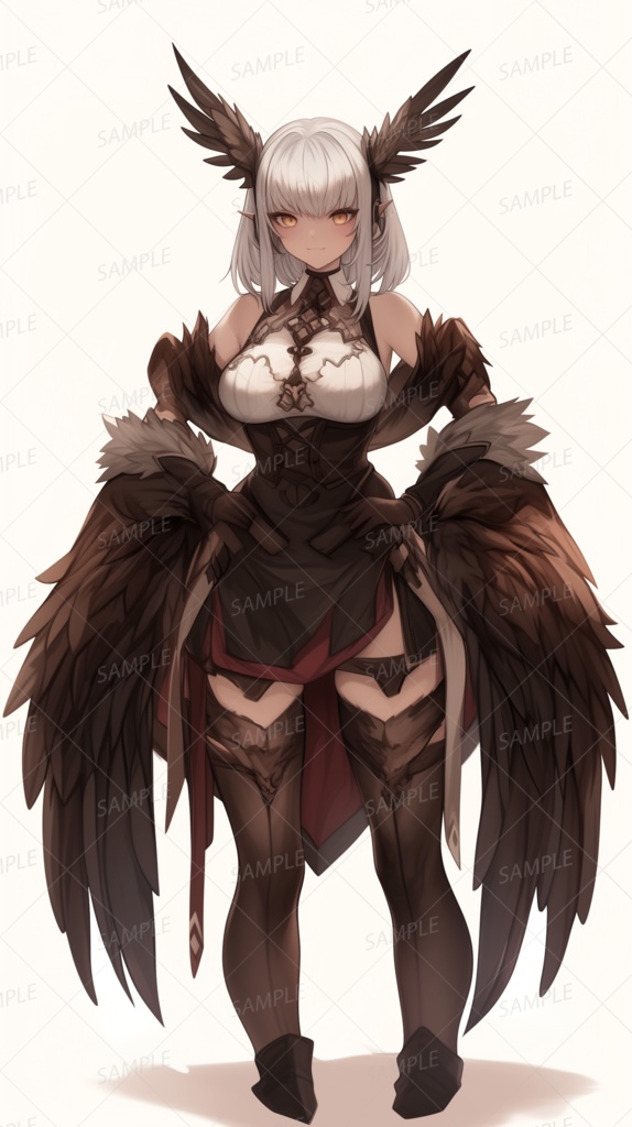 【立ち絵_0043】深林の魔翼姫