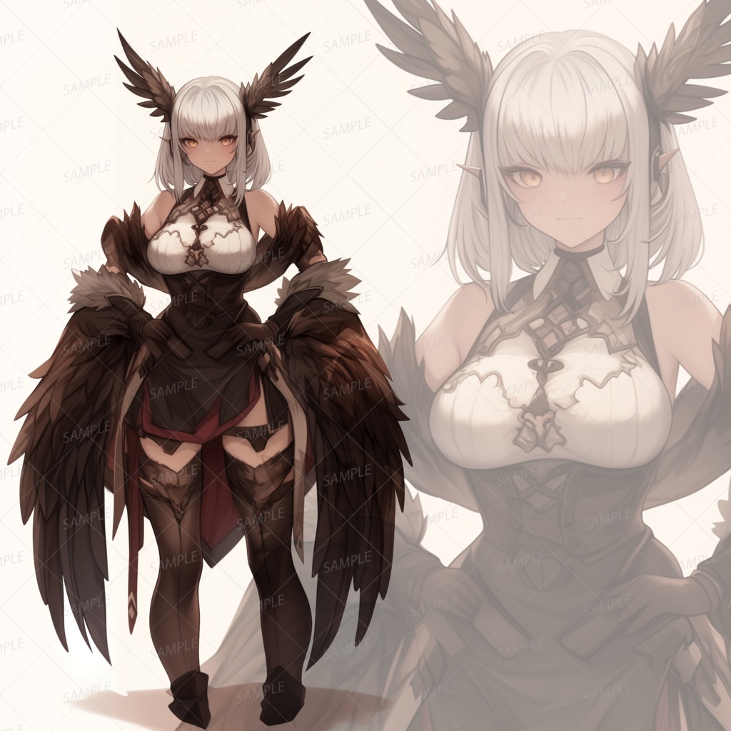 【立ち絵_0043】深林の魔翼姫