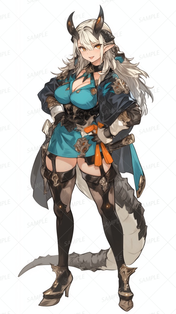 【立ち絵_0044】闘艶のドラゴネス