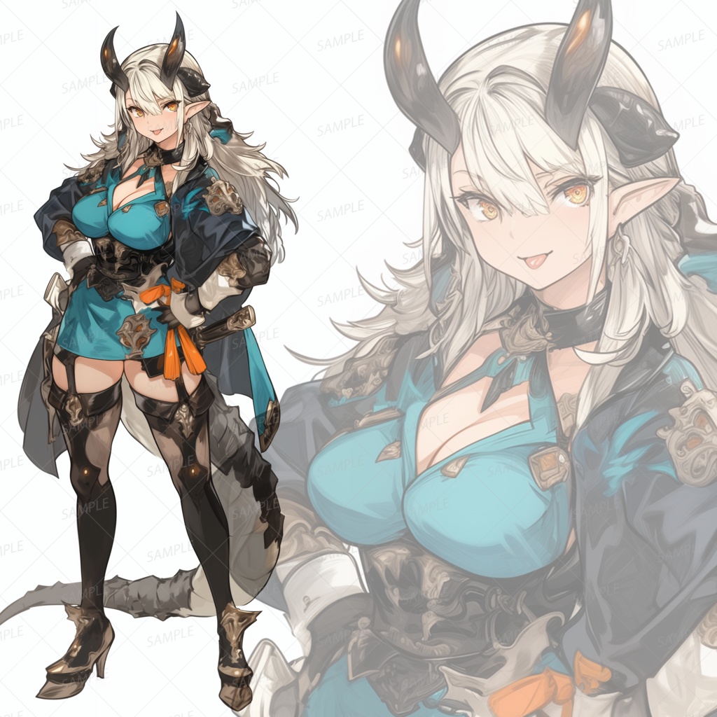 【立ち絵_0044】闘艶のドラゴネス