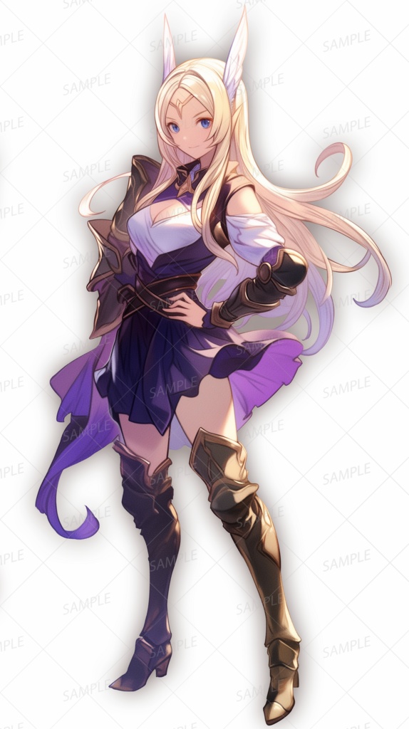 【立ち絵_0046】月影の爪姫