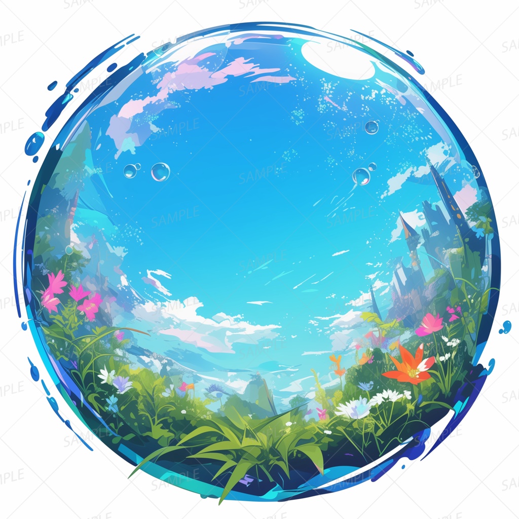 【アイコン_0040】蒼穹に浮かぶ小さな国