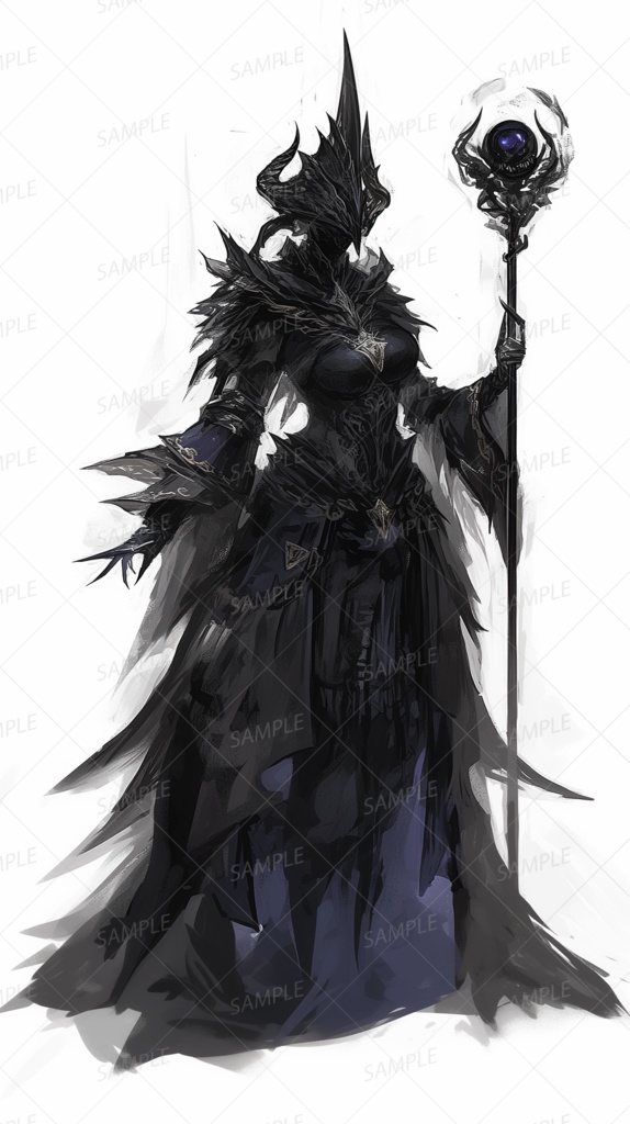 【立ち絵_0062】奈落より現れし魔導士