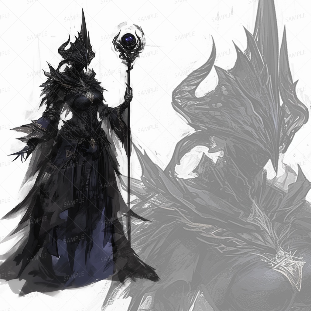 【立ち絵_0062】奈落より現れし魔導士