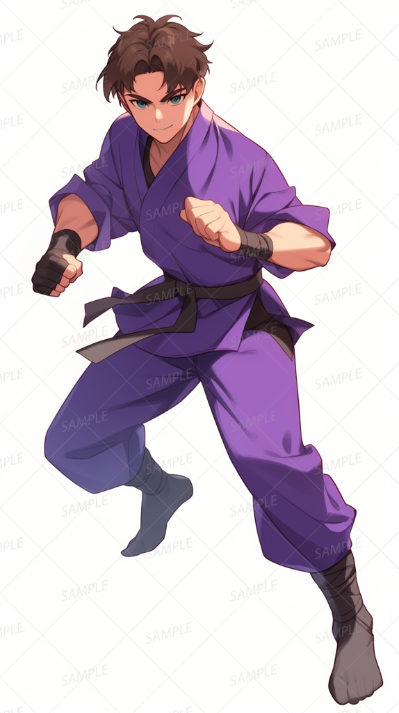 【立ち絵_0064】拳に夢を宿す少年