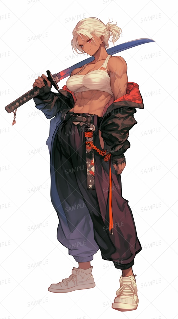 【立ち絵_0068】街を制す斬撃の女王