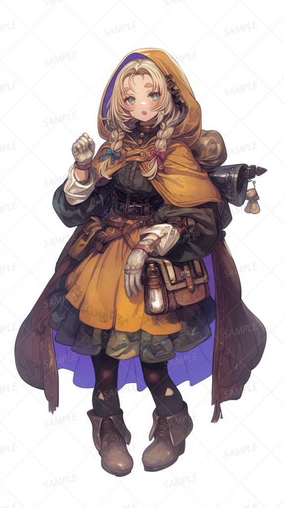 【立ち絵_0085】新月の見習い調合師