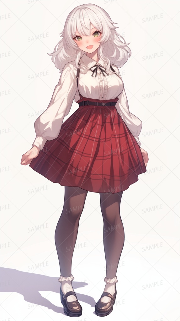 【立ち絵_0086】白銀の乙女