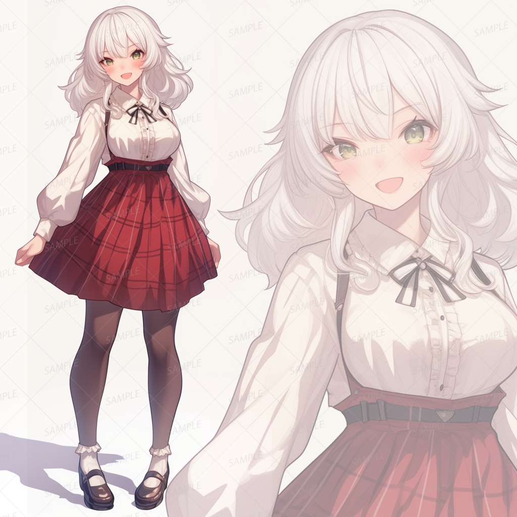 【立ち絵_0086】白銀の乙女