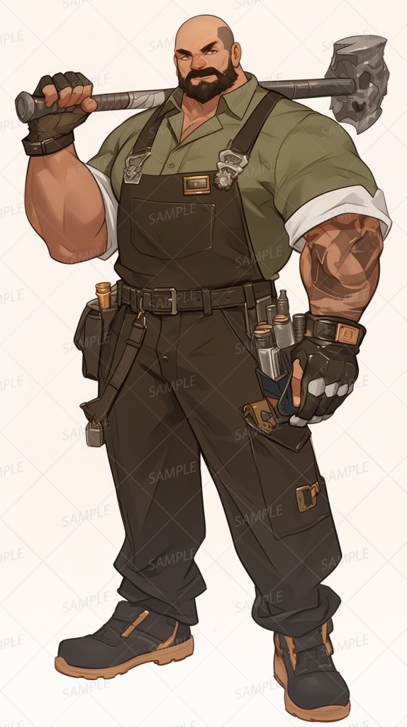 【立ち絵_0088】武具工房の職人長