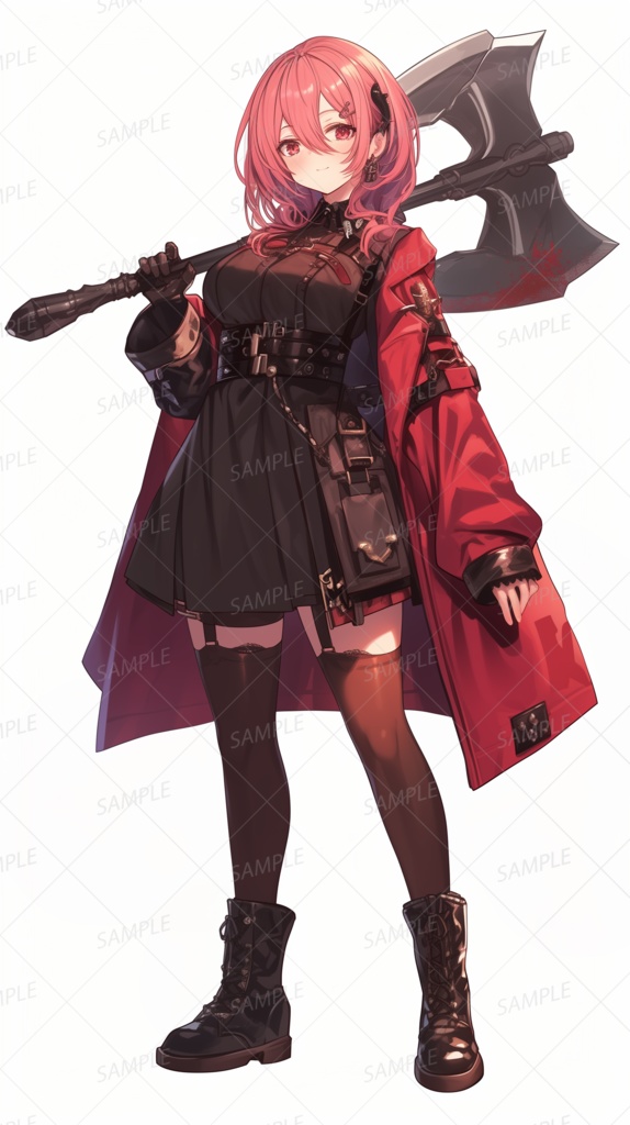 【立ち絵_0091】鎮魂を背負う紅薔薇の少女