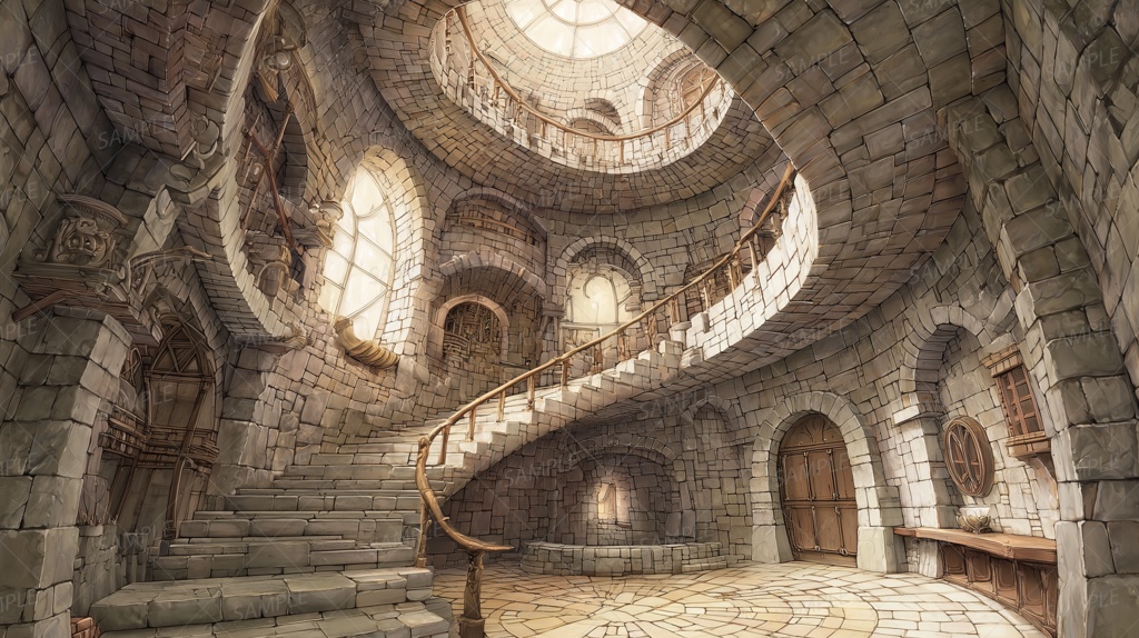 【背景_0031】幻想塔アルカナルーム