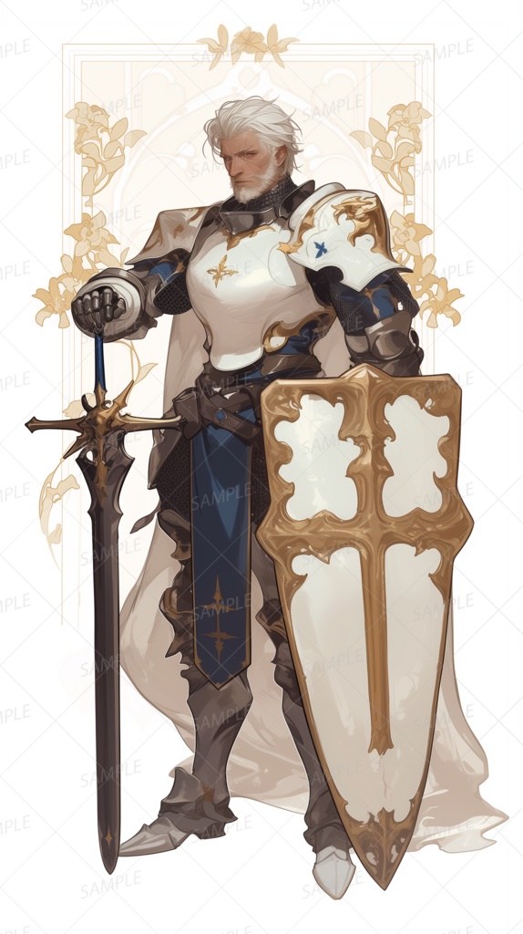 【立ち絵_0094】誓約の老騎士グラント