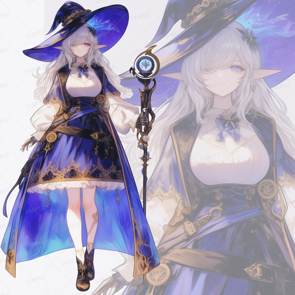 【立ち絵_0109】時の狭間を歩む魔女