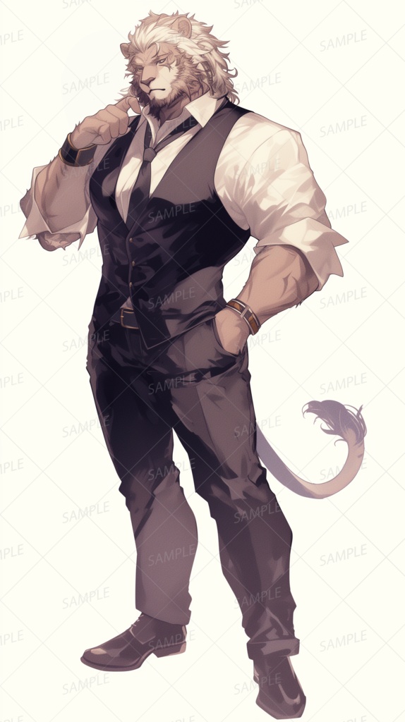 【立ち絵_0112】カフェリダエのマスターレオン