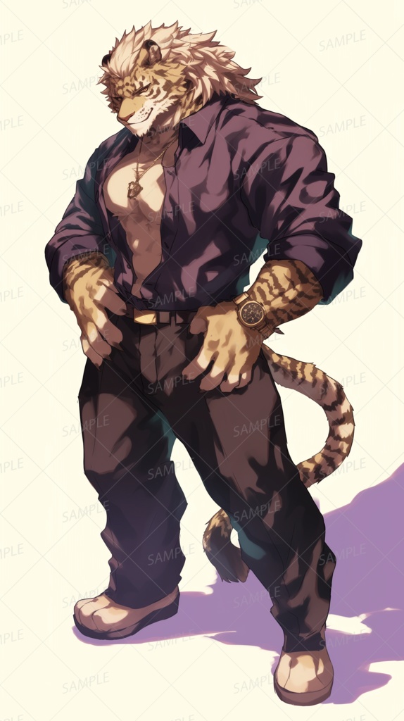 【立ち絵_0114】レオパードの用心棒