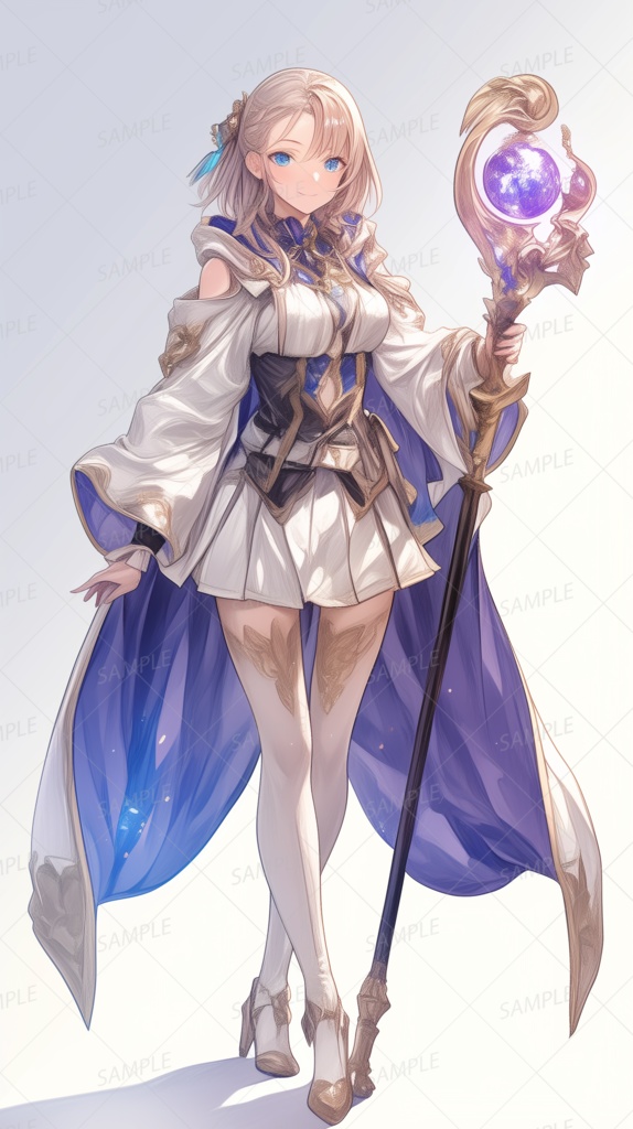 【立ち絵_0127】王国魔導院主席セレスタ