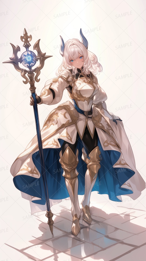 【立ち絵_0128】角持つ聖騎導師