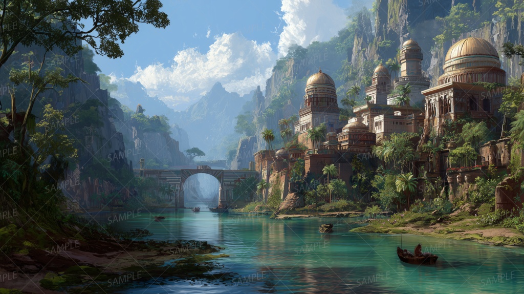 【背景_0039】水上神殿ヴァリナス