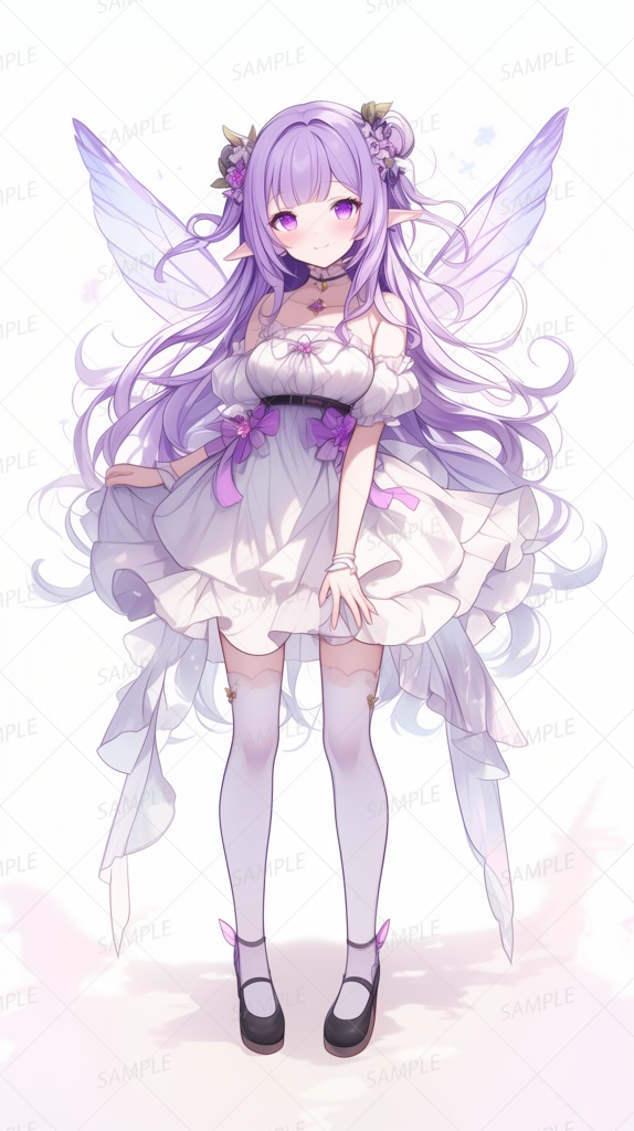 【立ち絵_0141】紫翼の幻想乙女