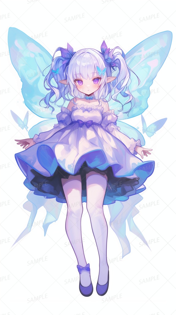 【立ち絵_0143】星月夜に生まれし羽の精