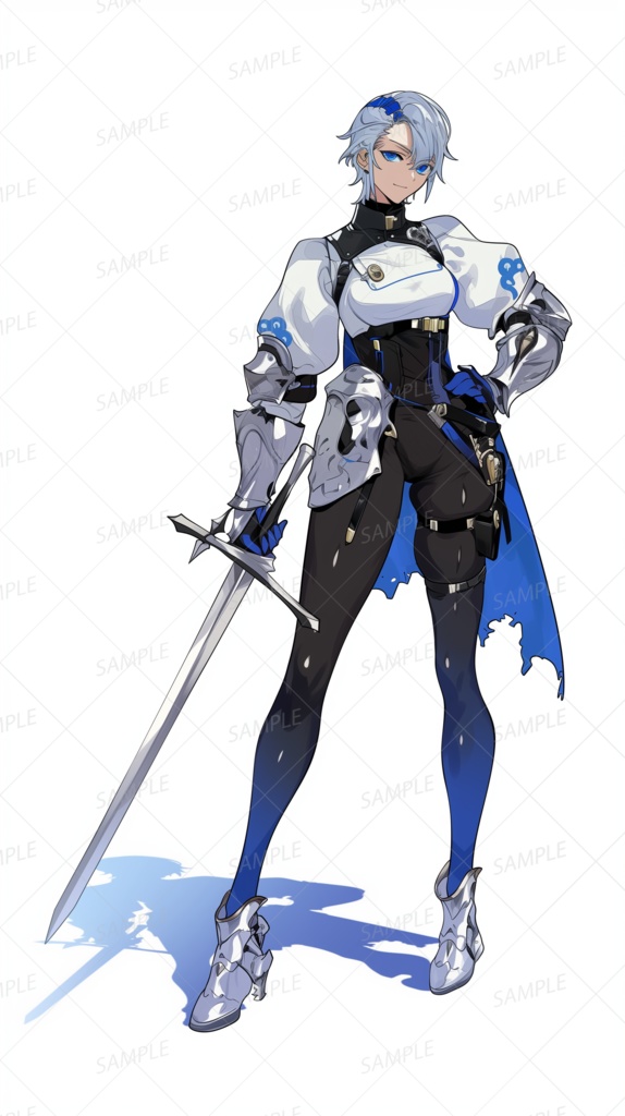 【立ち絵_0148】誓いの紋章と蒼の剣姫
