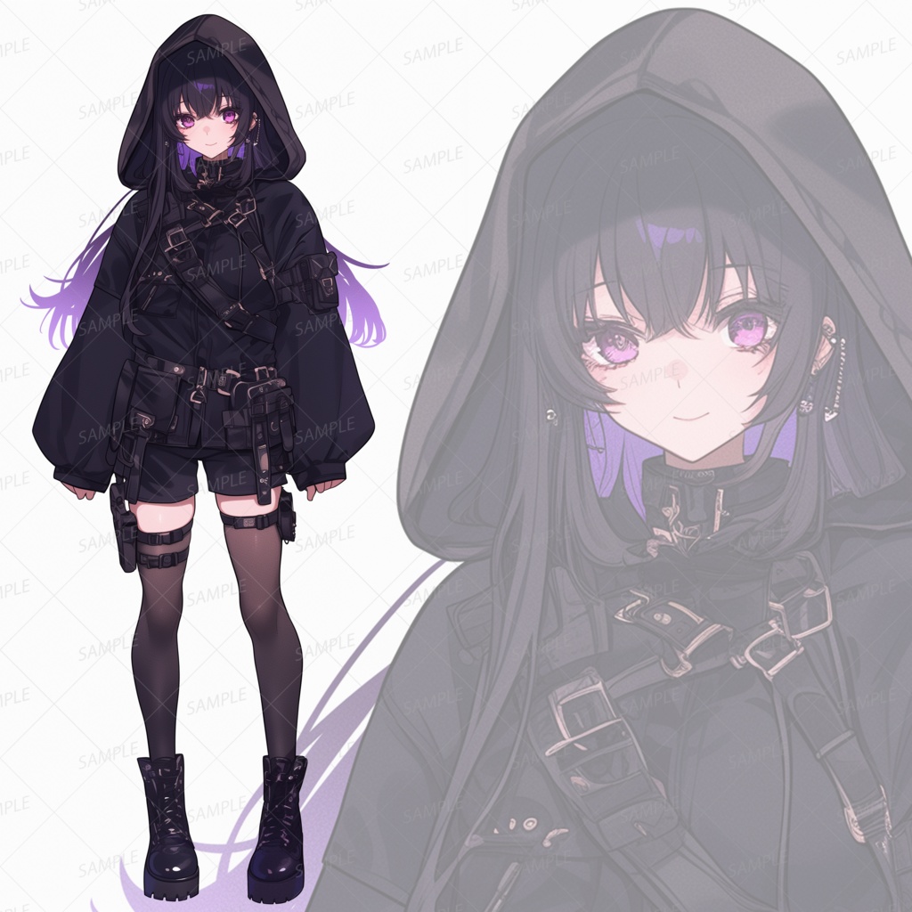 【立ち絵_0149】サイレントシャドウ・ルナ