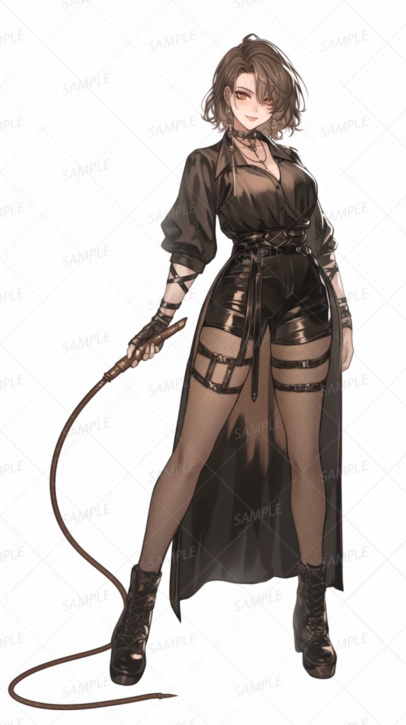 【立ち絵_0158】鞭打つ影の女王