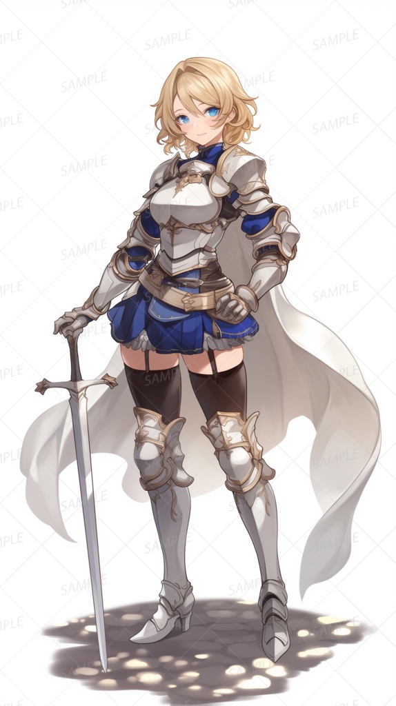 【立ち絵_0160】清き誓いの剣士