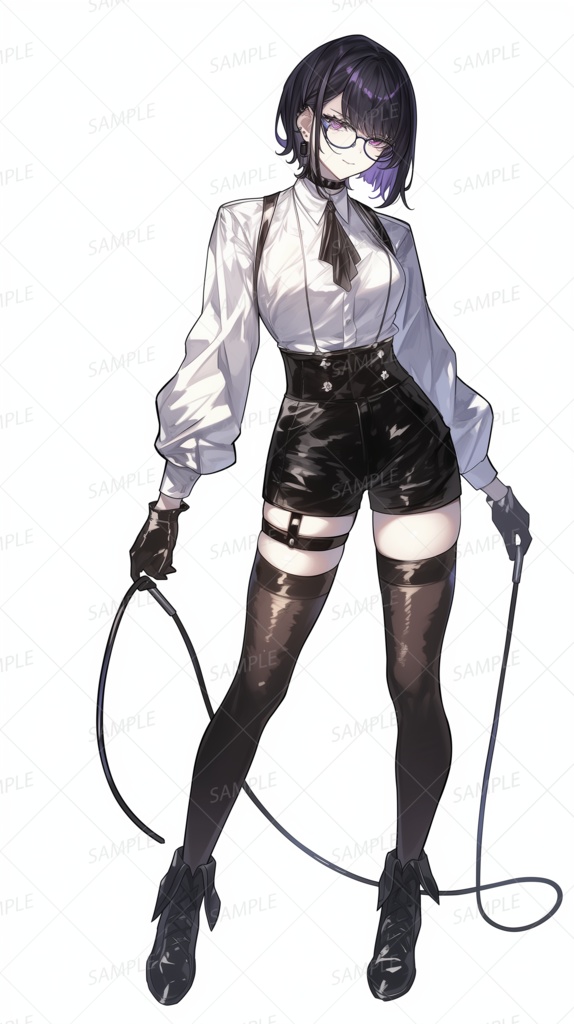 【立ち絵_0161】黒き眼差しの調教師