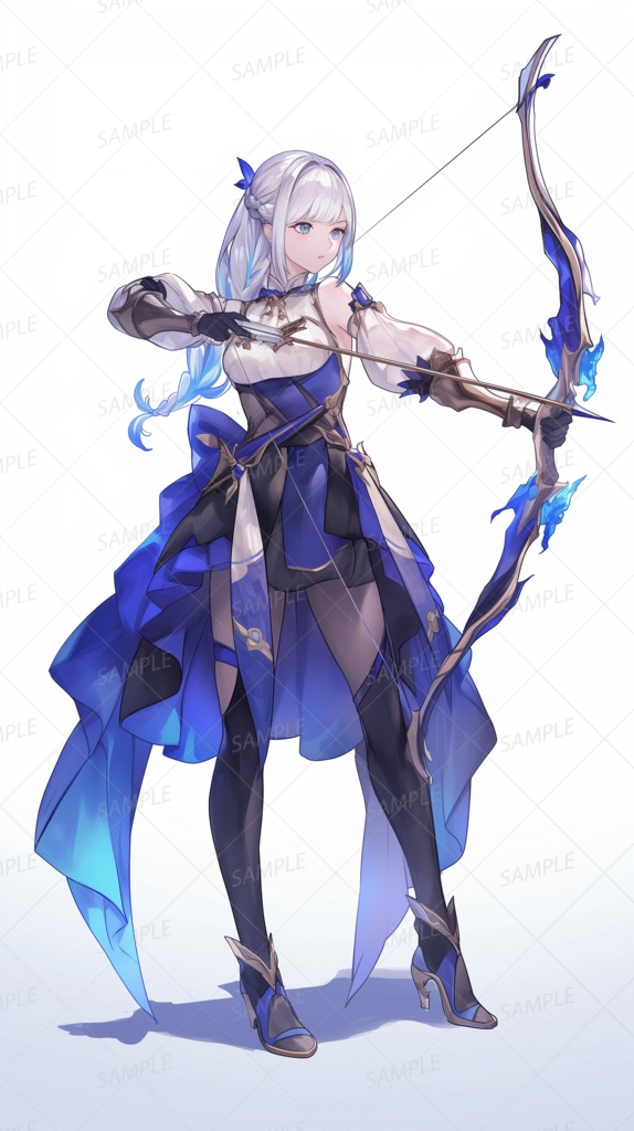 【立ち絵_0169】蒼き星のアーチャー