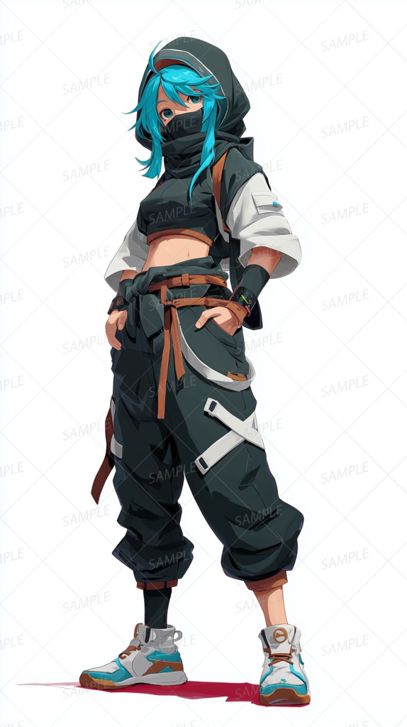 【立ち絵_0171】青影のランナー