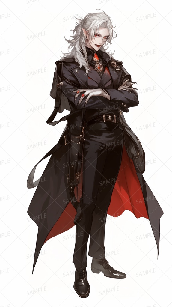 【立ち絵_0173】黒薔薇の吸血鬼