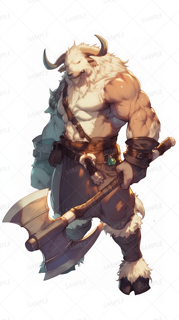 【立ち絵_0175】斧王ミノクラウス