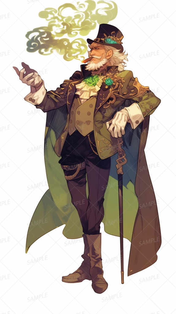 【立ち絵_0181】陽気なる老魔導侯爵