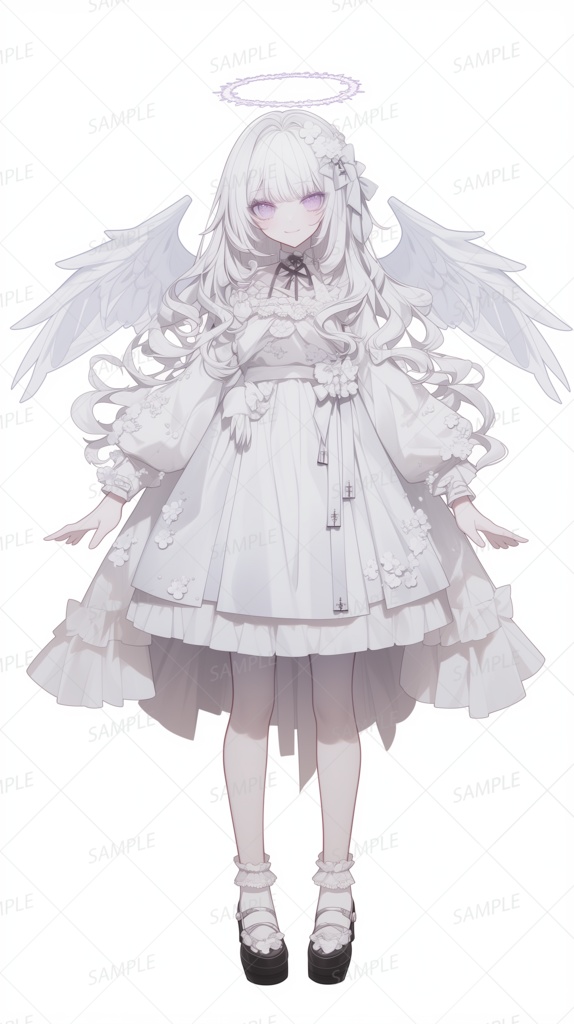 【立ち絵_0189】白羽の輪廻天使