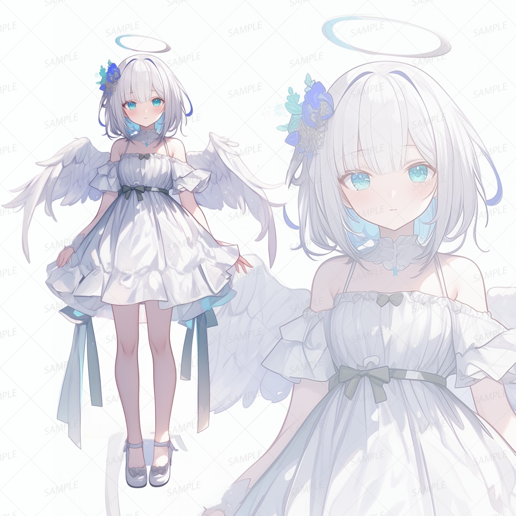 【立ち絵_0191】リボンの風と祝福の羽音