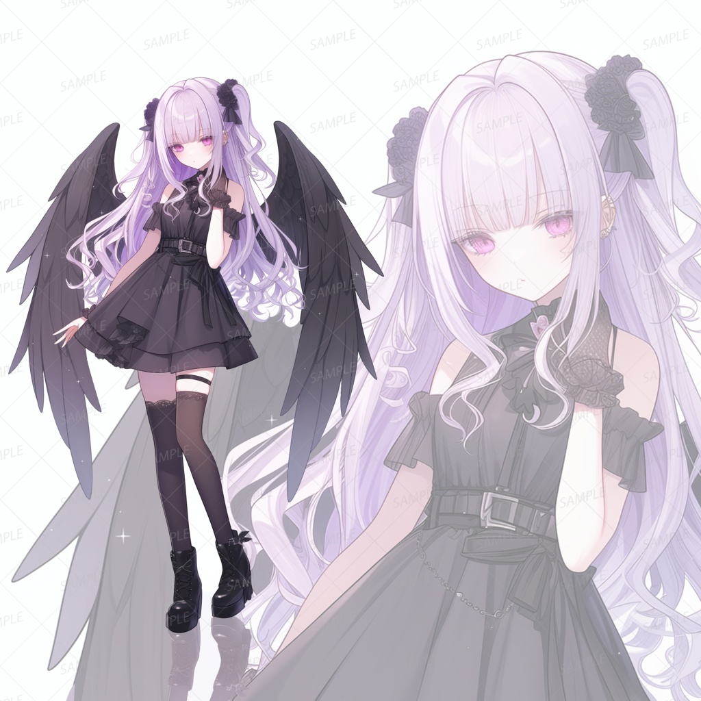 【立ち絵_0192】ブラックローズの囁き