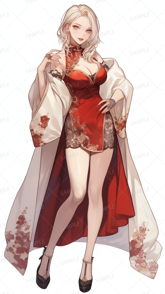 【立ち絵_0199】魅惑の赤き女帝