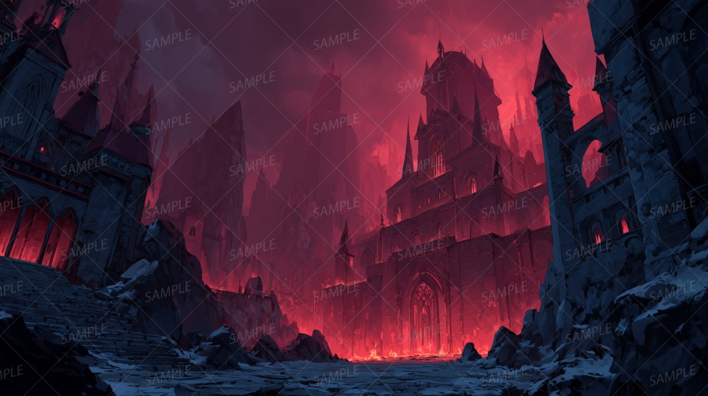 【背景_0050】終焉の旧王国首都