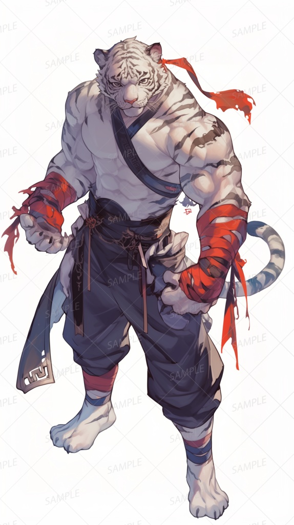 【立ち絵_0200】白き猛虎ガル=シェン