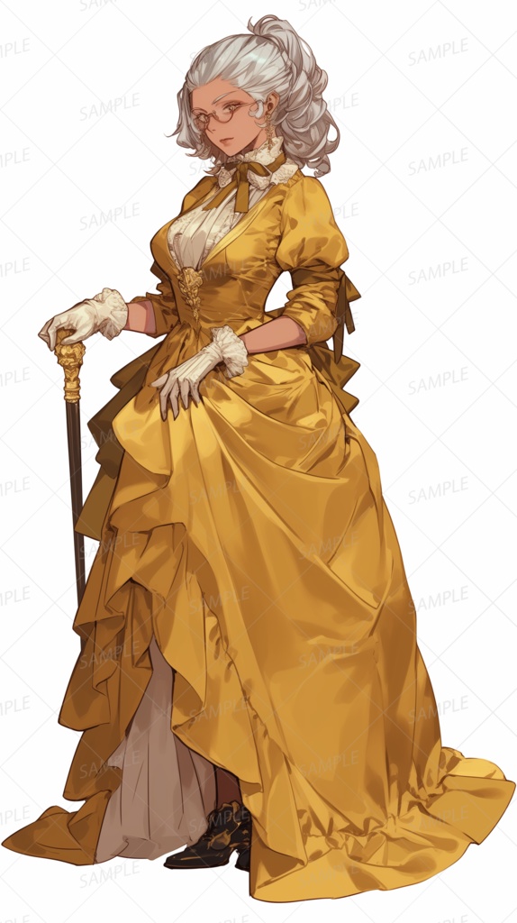 【立ち絵_0205】智の貴婦人