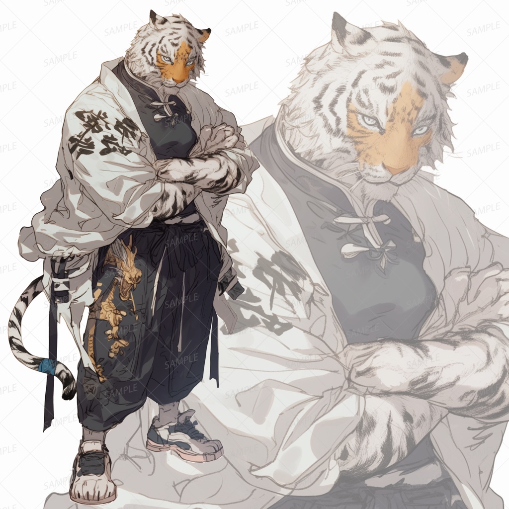 【立ち絵_0207】白虎の街道師範